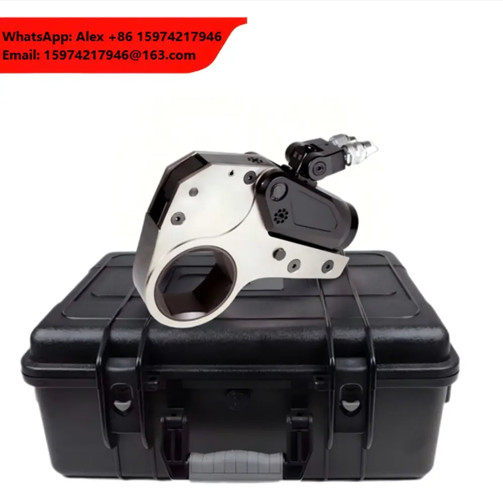 Lightweight Low-Profile Torque Wrench 232-44593 Nm Oil & Gas Maintenance Low Profile Hollow Hydraulic Torque Wrench