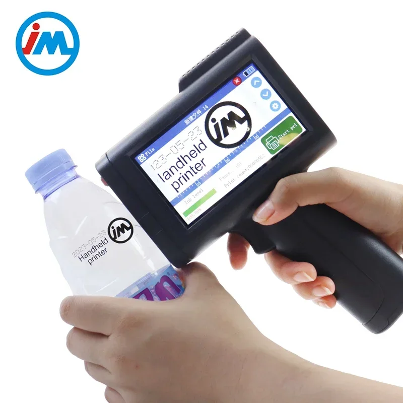 2026 New ModelHand Held Machine Jet Handjet Portable Printing Eggs Batch Coding Handheld Ink Balloon Cardboard Gun Inkjet Printe