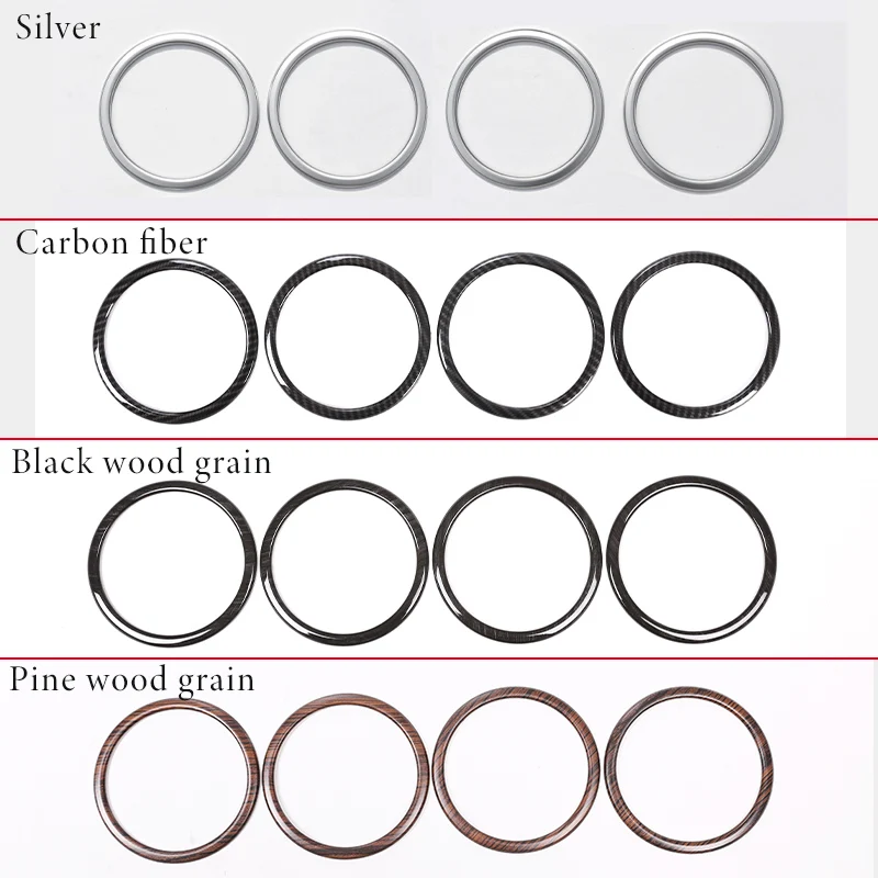 Car Styling ABS Chrome Door Speaker Ring Cover Speaker Trim For BMW 2 Series X1 X2 F46 F47 F48 2015-2019 Interior Accessories