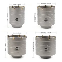 Wall hole opener Air conditioning pipe impact electric hammer drill drill drill tool Brick wall through wall dry drilling reamin
