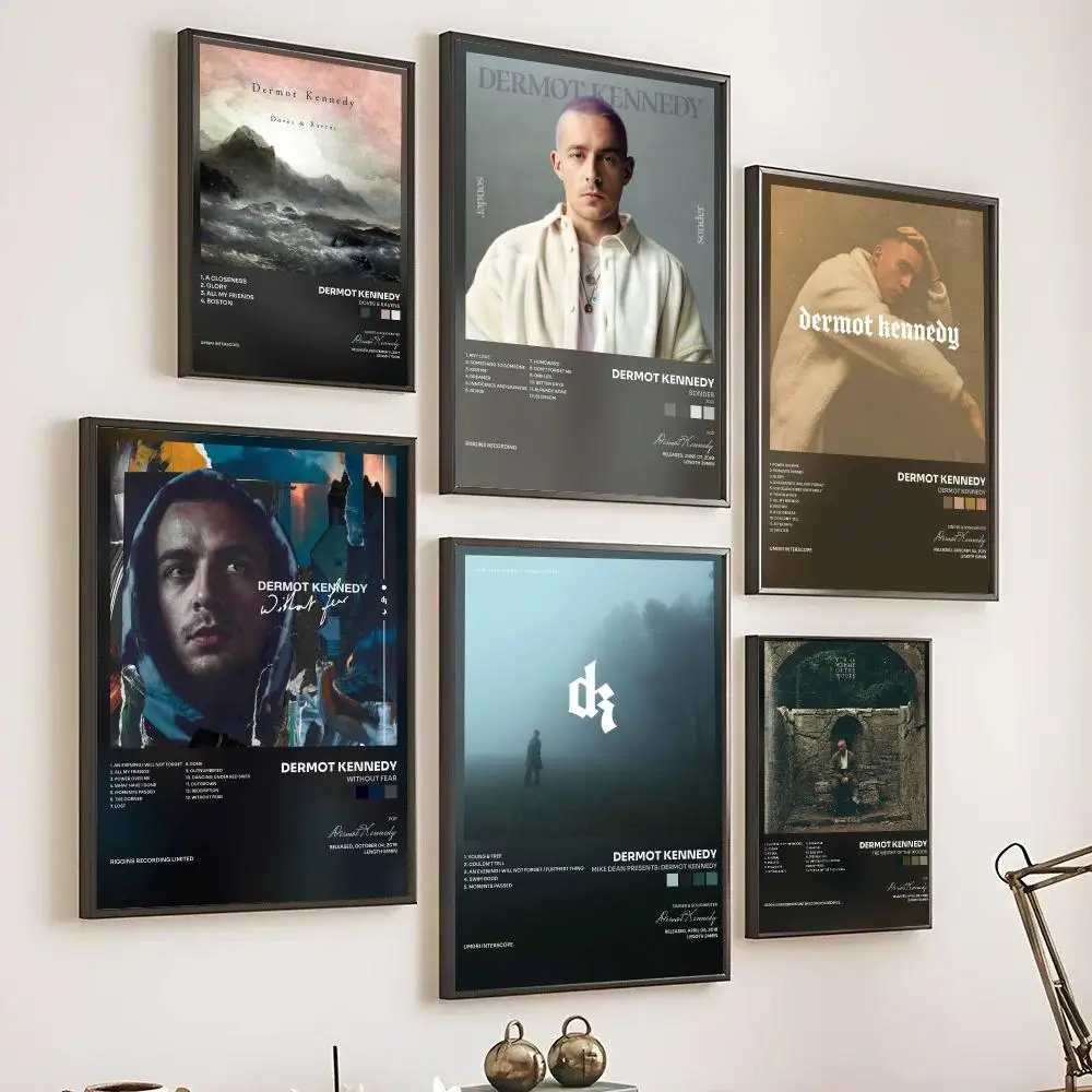 Singer D-Dermot Kennedy Poster Wall Art Prints for Living Room Bedroom Home Decor Decorative Pictures