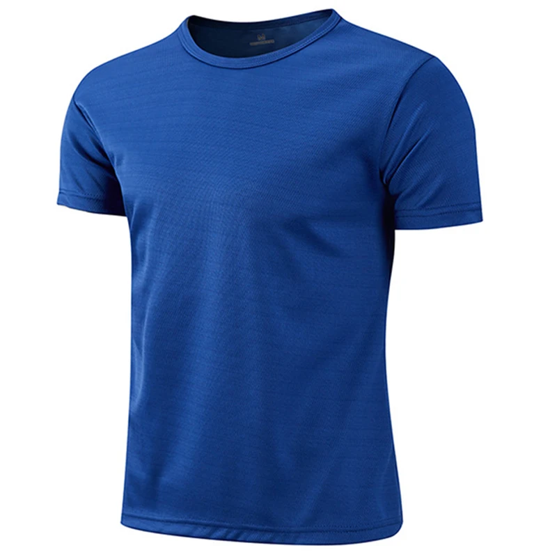 C.NEW S T-shirt Gym Shirt Trainer Running T-shirt Men Breathable Sportswear Quick-drying Round Neck Sport Women\'s Summer T-shirt