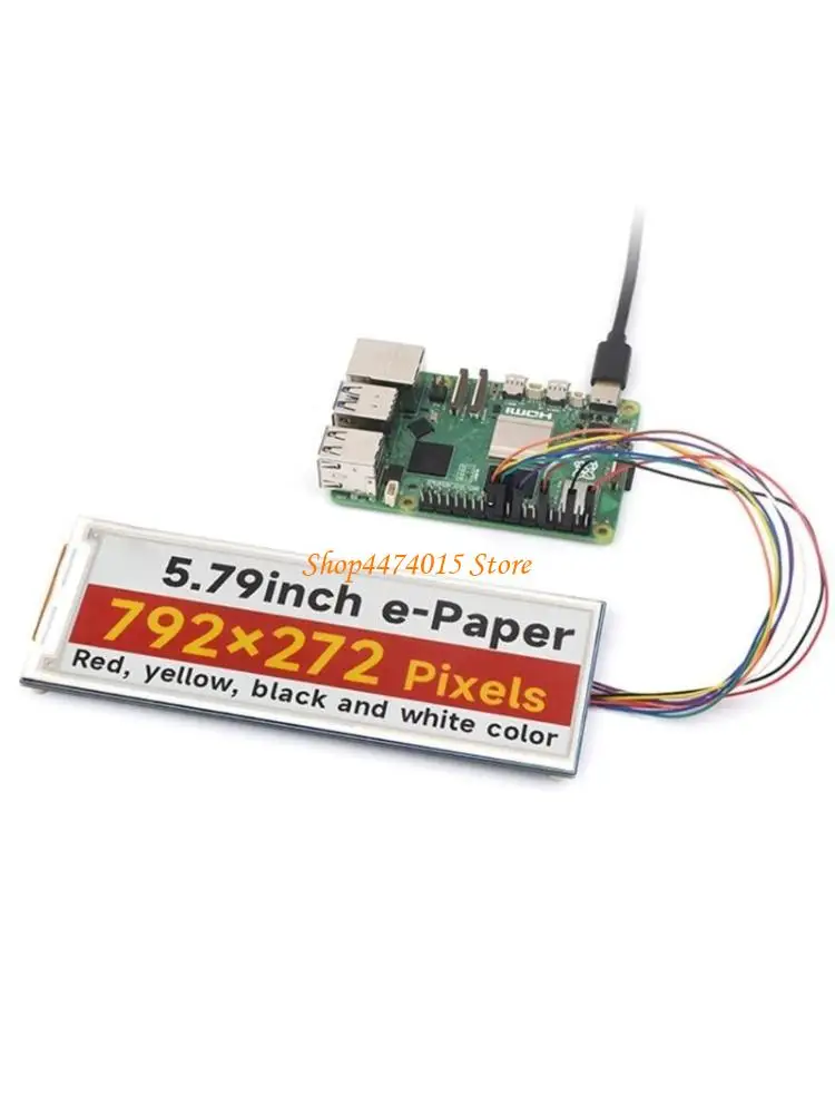 

K1AA 5.79Inch Electronic Paper Display, Easy to Read Screen Energy Efficient 792x272 High Resolution