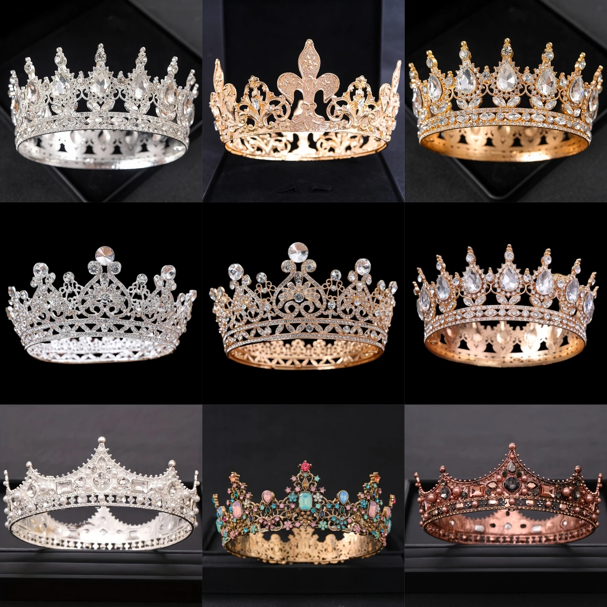Baroque Round Tiara…