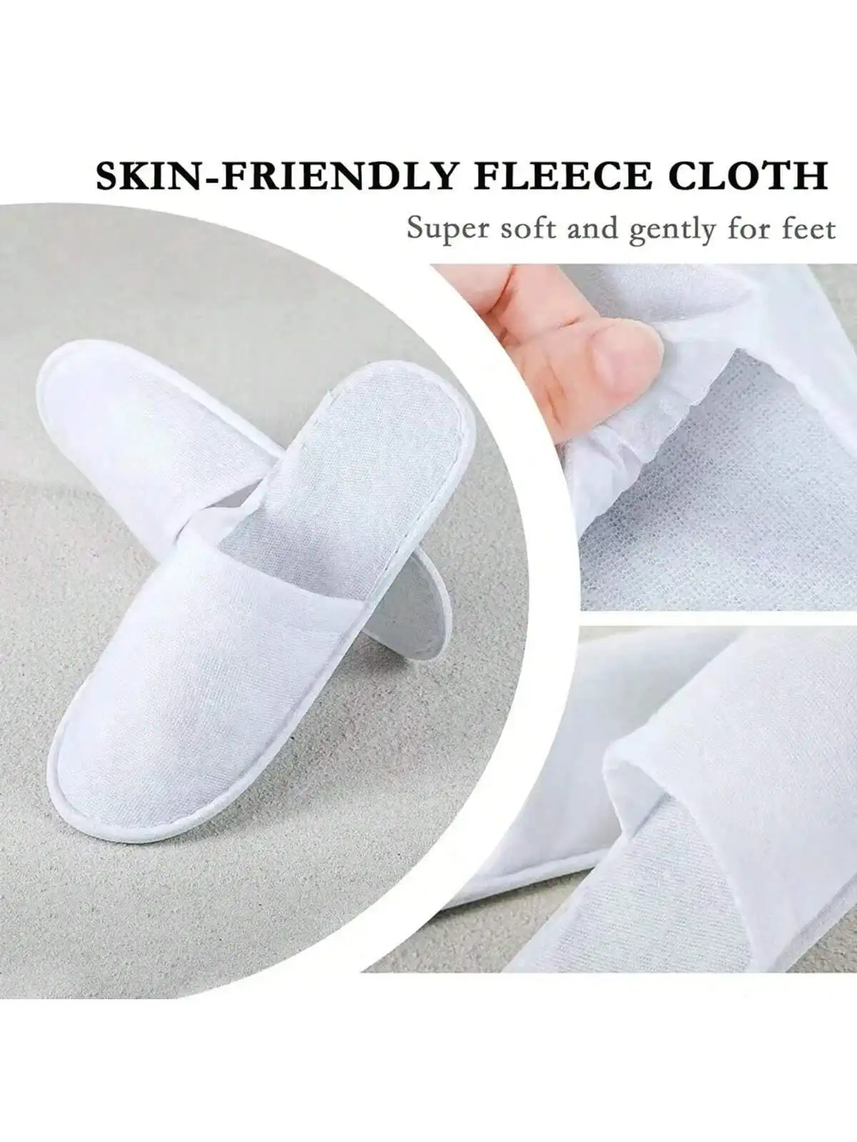 Disposable cotton sealed bathroom slippers are suitable for home use and entertaining guests, with affordable prices for SPA