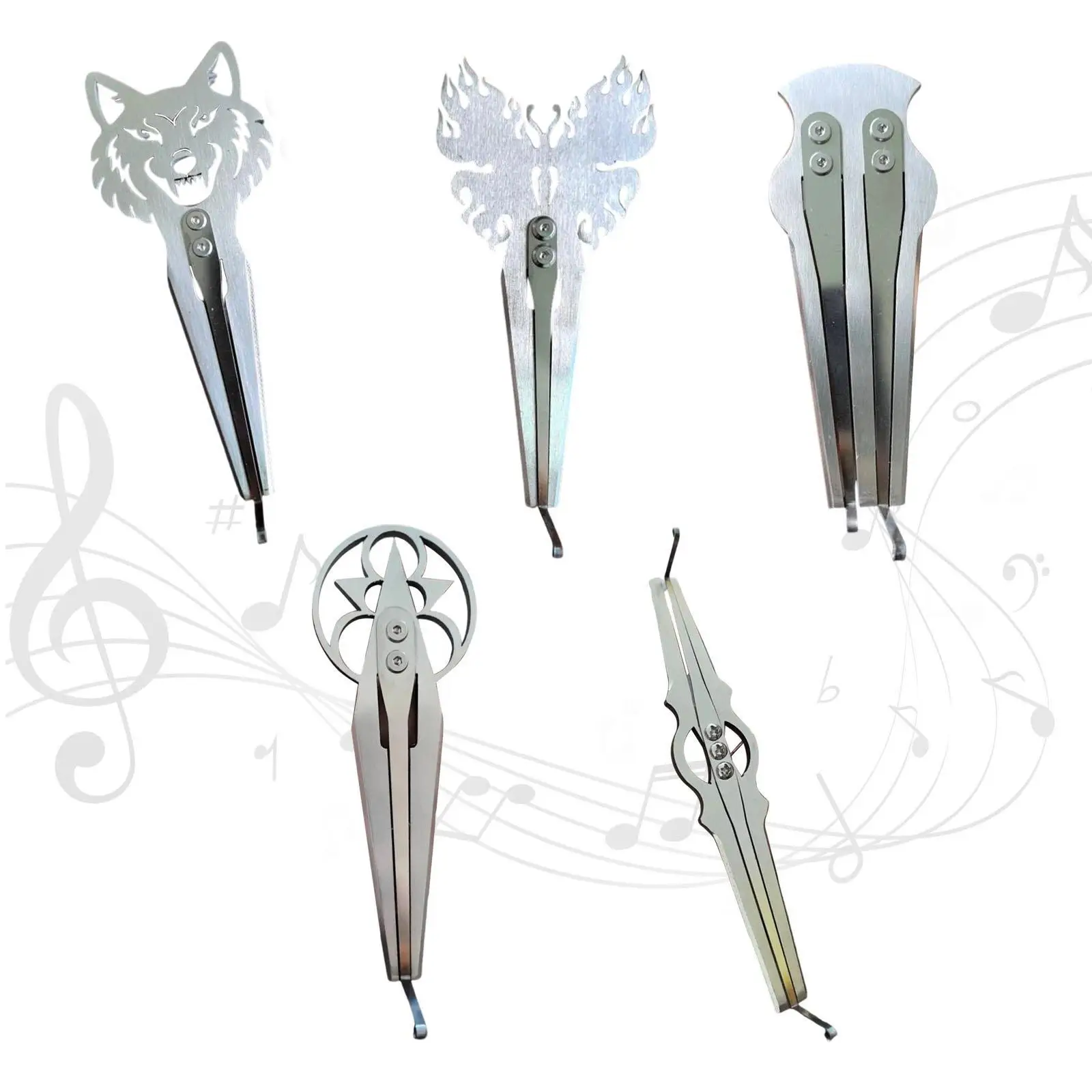 Jaw Harp Professional Harp Musical Instrument Metal Portable Folk Sound for Ethnic Music Beginners Kids