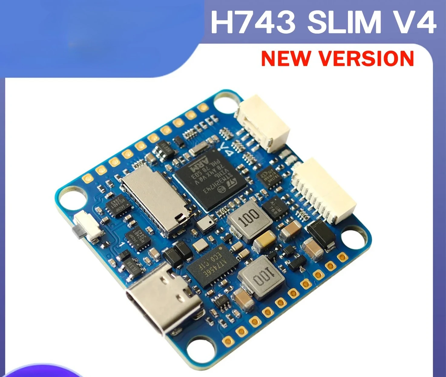 Drone Rc V4 - Controlador de Vuelo H743 SLIM V4