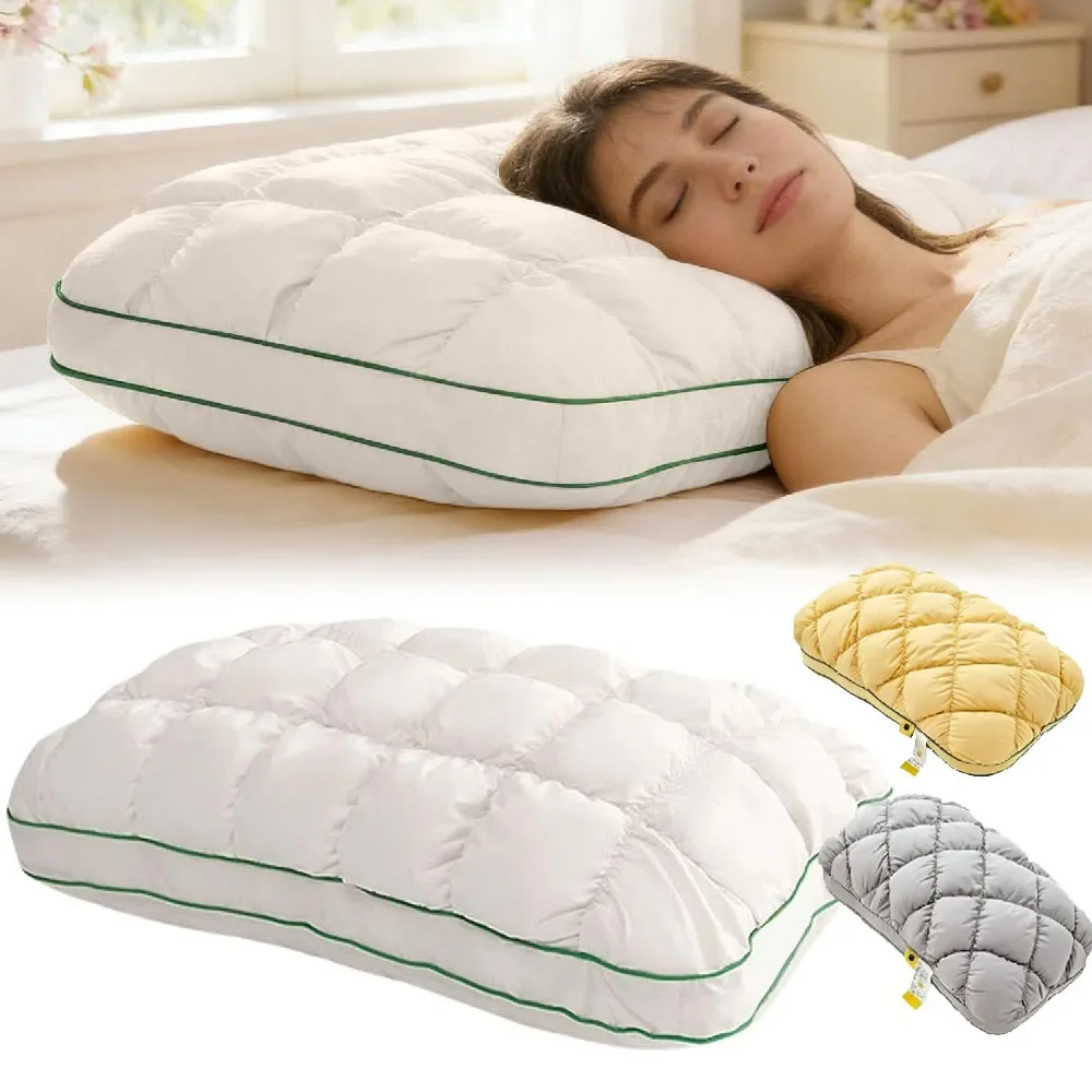 1PCS Decorative Pineapple Shaped Throw Pillow Insert, Neck Protection Sleep Cushion for Household Bedroom Back and Side Sleepers