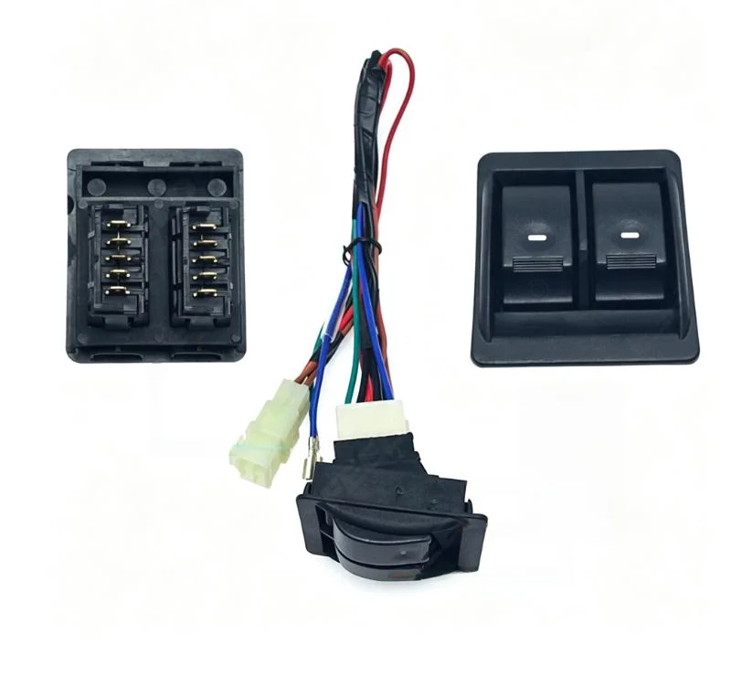 12V / 24V Power Window Switch Kit With Complete Wiring Harness For Two Door Car Manual To Electric Conversion Tools