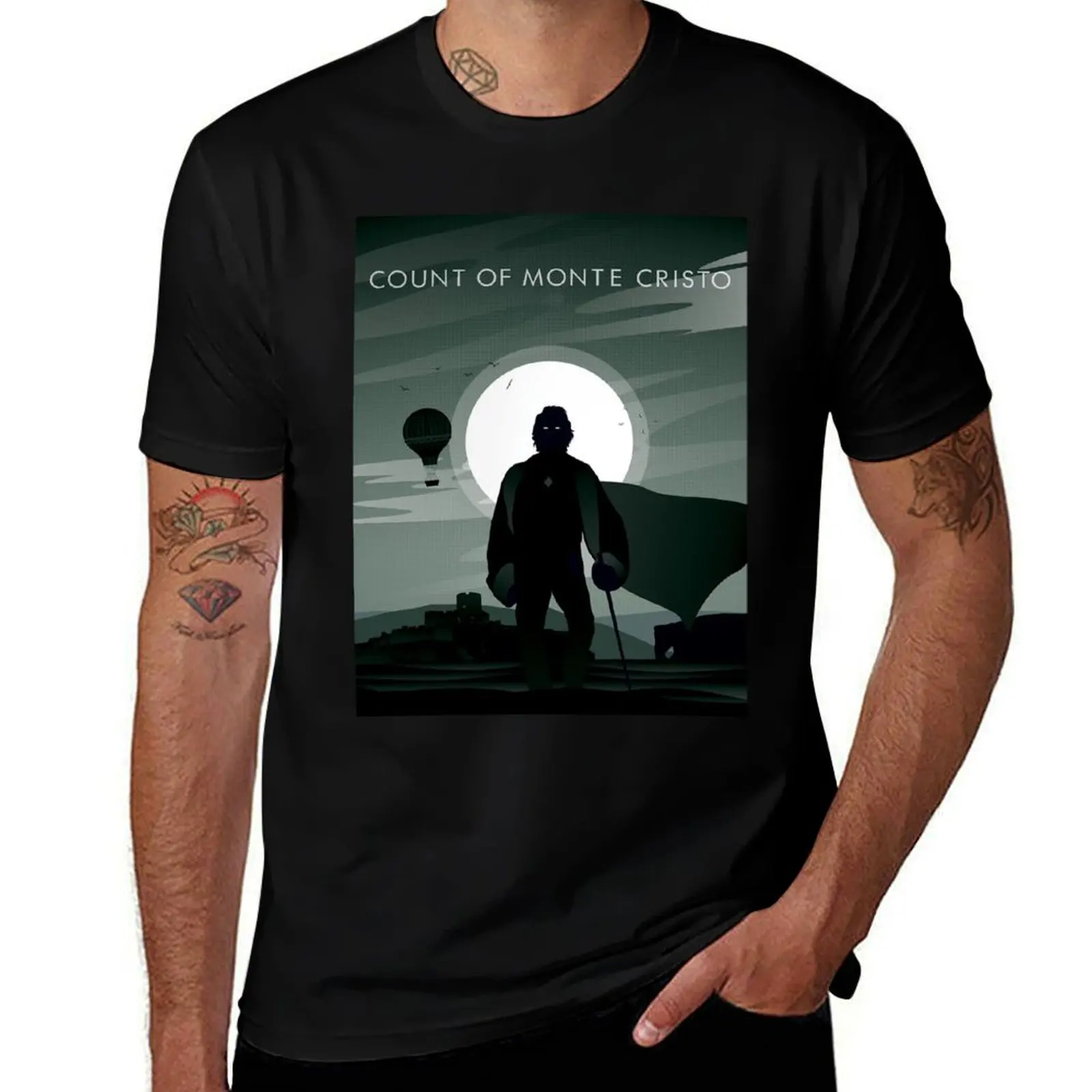 The Count of Monte Cristo T-Shirt Casual Street Style Short Sleeve Tee T-Shirt