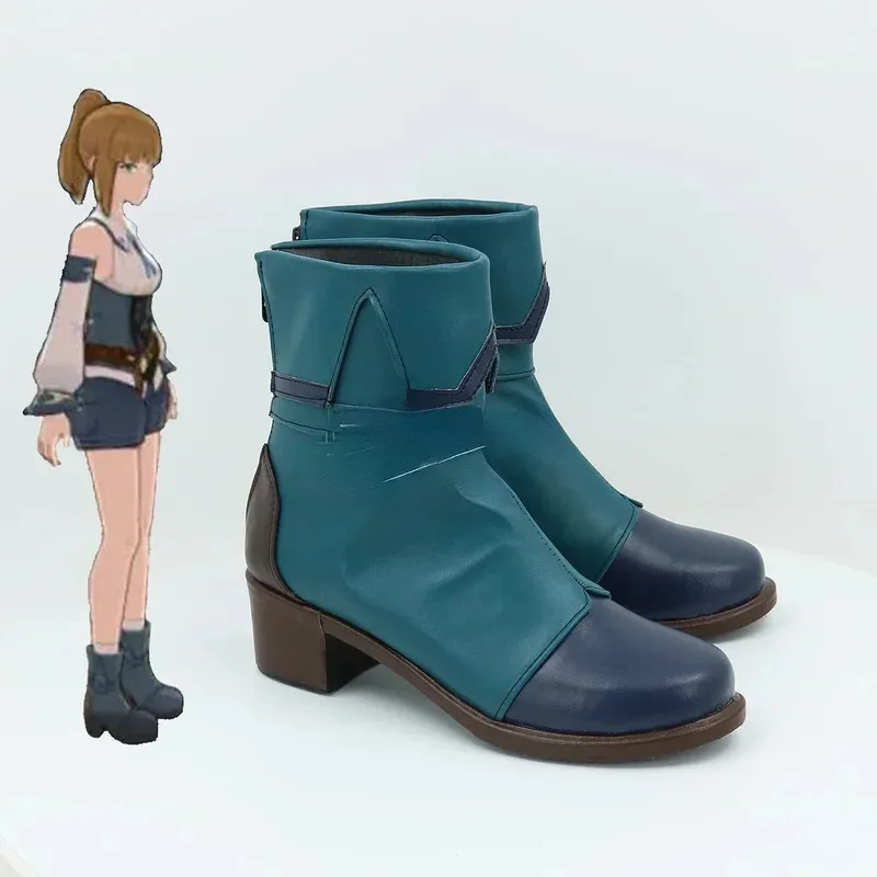 

Wiwiwi 123RealCos Genshin Impact Ellin Обувь Сапоги Хэллоуин Косплей Костюм Аксессуары