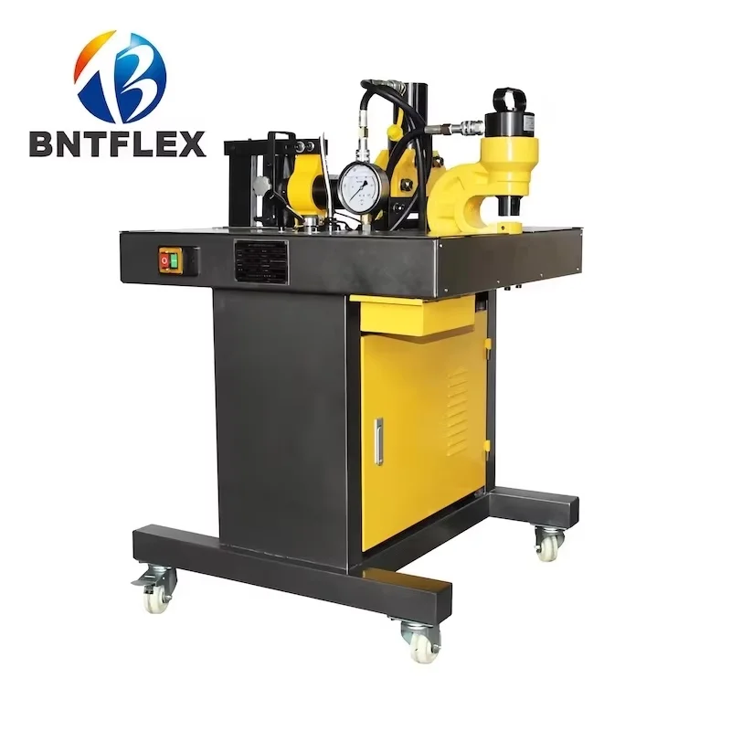

3-in-1 Busbar Processing Machine DHY-200 Hydraulic Copper Bus bar Bending Cutting Punching Machine