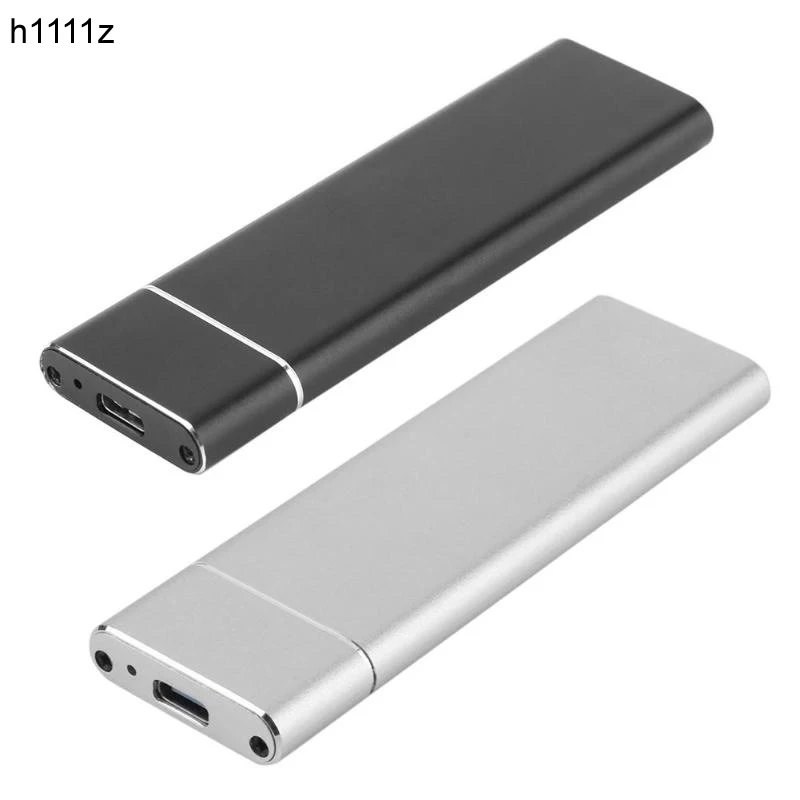 

Корпус M.2 для переносного жесткого диска SSD Type C USB 3,1 M2 NGFF 2242/2260/2280, корпус для жесткого диска HD, серебристый, черный корпус для M2 SSD