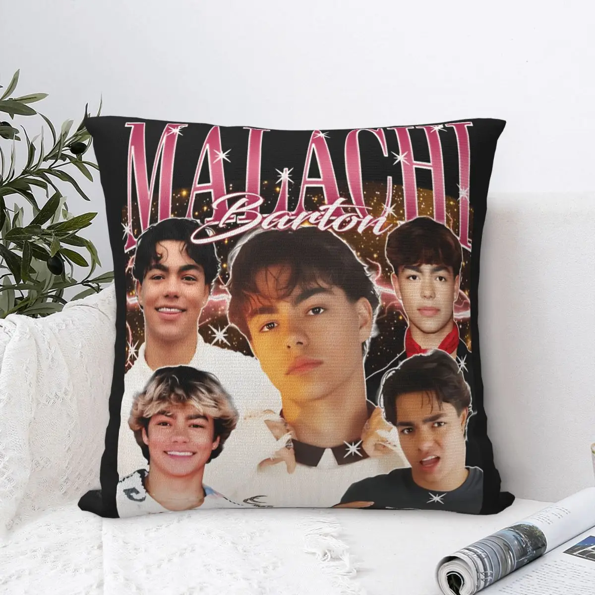 

Pillow Cover Malachi Barton Vintage Design Cushion Cover Fashion Pillow Case For Office Car Home Decorative Pillowcases