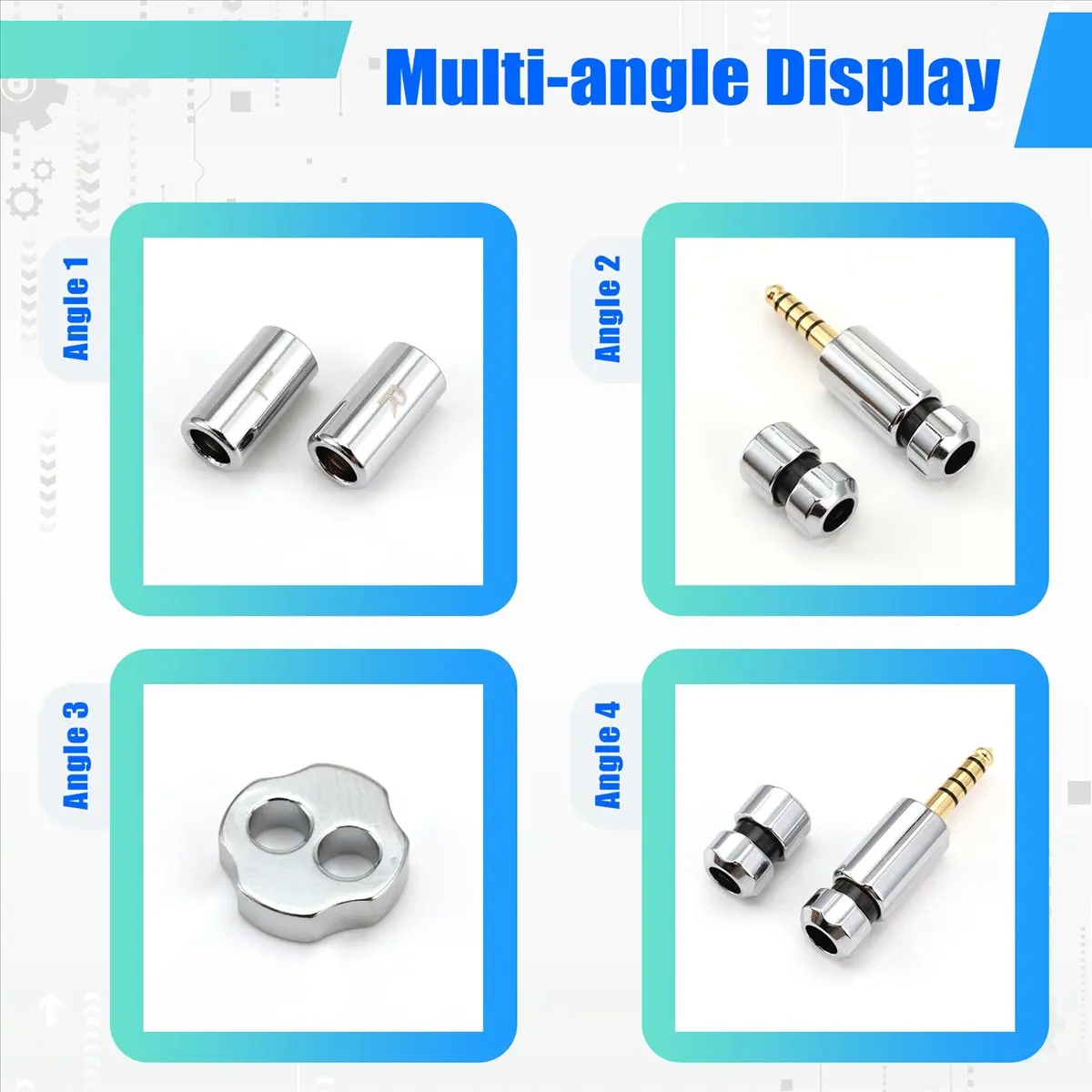 A77K HiFi Headphone Cable 4.4 Balanced Plug 3.5 Plug 2.5 Balanced Plug Mid-Range Slider 0.78 Pin Black
