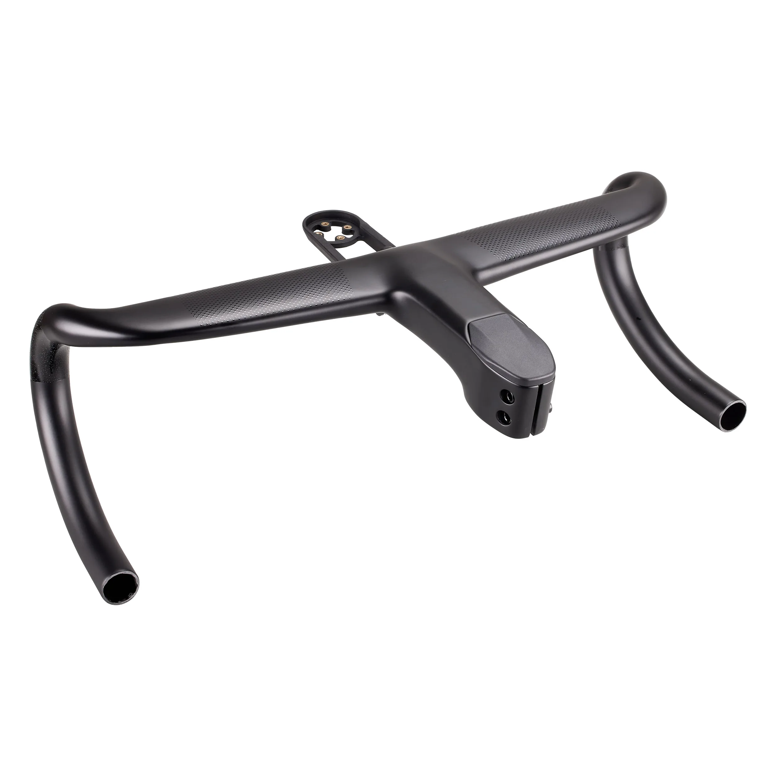 Road Gravel OD2 Bicycle Full Carbon Fiber 31.8mm Handlebar -10° Integrated Cockpit Handle Bars Internal Routing Racing Bent Bar