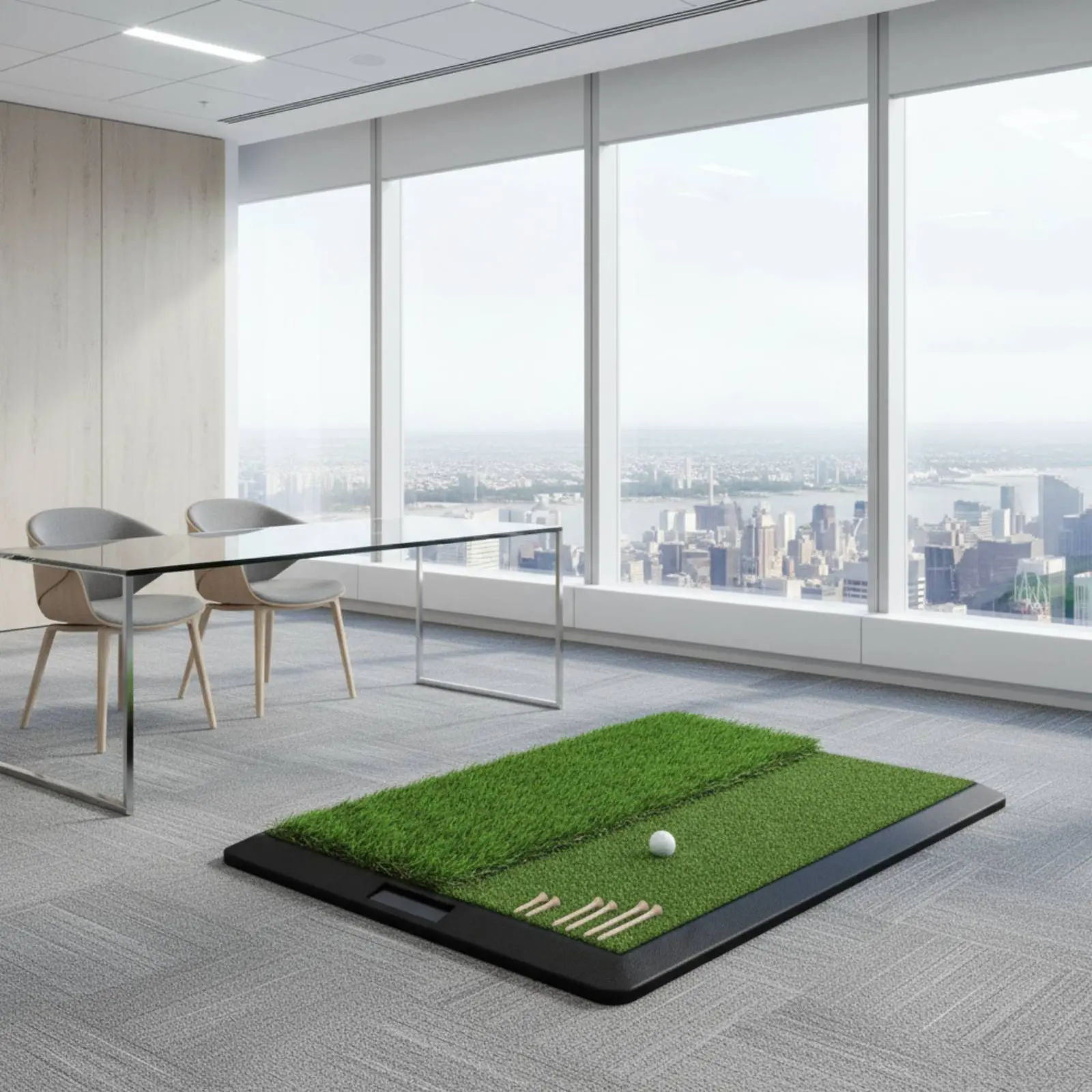 Sport Hitting Mat Long-Lasting Construction Sport Swing Training Mat Artificial Grass Practice Pad Shock Absorbent Sports