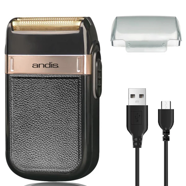 Оригинальный компактный перезаряжаемый литий-ионный комплект для бритвы ANDIS, профессиональная электробритва для мужчин, перезаряжаемая от USB Type-C