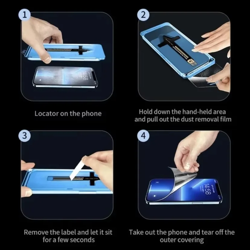For iPhone 17‑11 XS XR Series, HD Screen Protector, Bubble‑Free & Dust‑Proof, Easy Installation, 5‑Pack