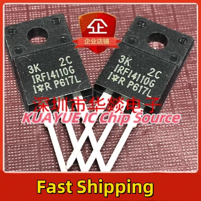 10PCS-30PCS/ IRFI4110G   TO-220F 100V  72A  Fast Shipping Quality Guarantee