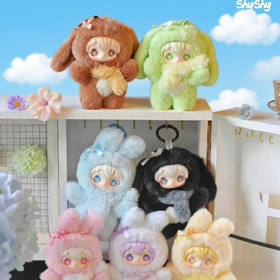 

Rabbit Shyshy Shining World Series Blind Box Cute Cartoon Vinyl Doll Trendy Play Surprise Handmade Backpack Pendant Toy Gift