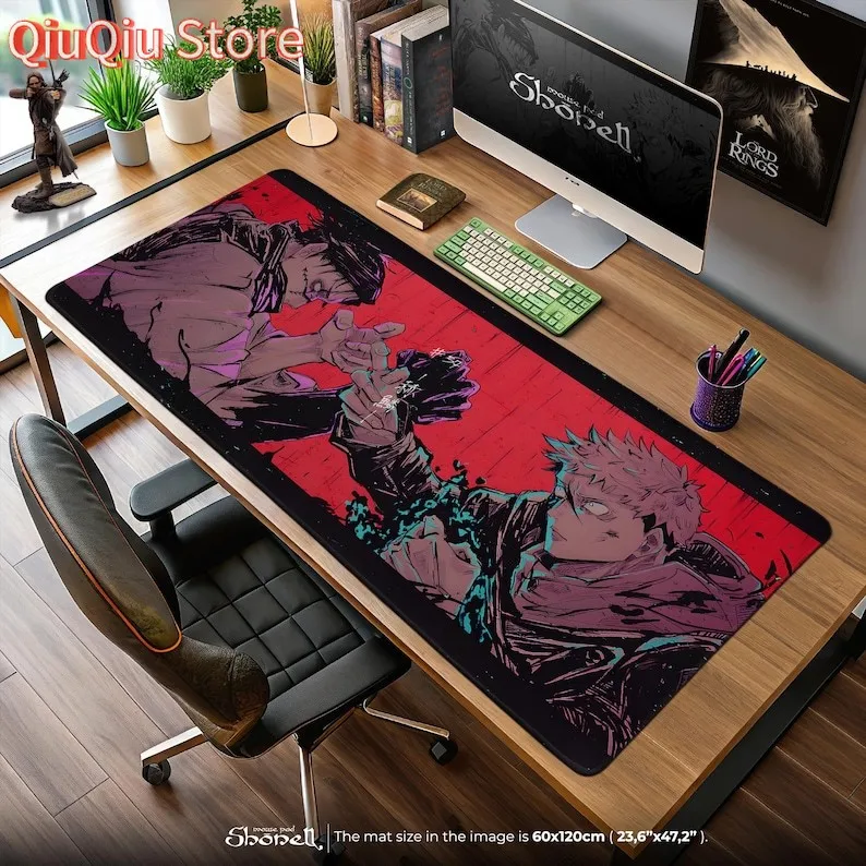 

Jujutsu Kaisen Yuji vs Choso Mouse Pad - Intense Anime Fight Desk Mat, Cursed Blood Battle Art, Manga Gift for Otaku Fans
