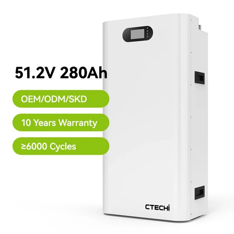 

15 kWh household energy storage battery, 51.2V, 280Ah photovoltaic power generation and energy storage