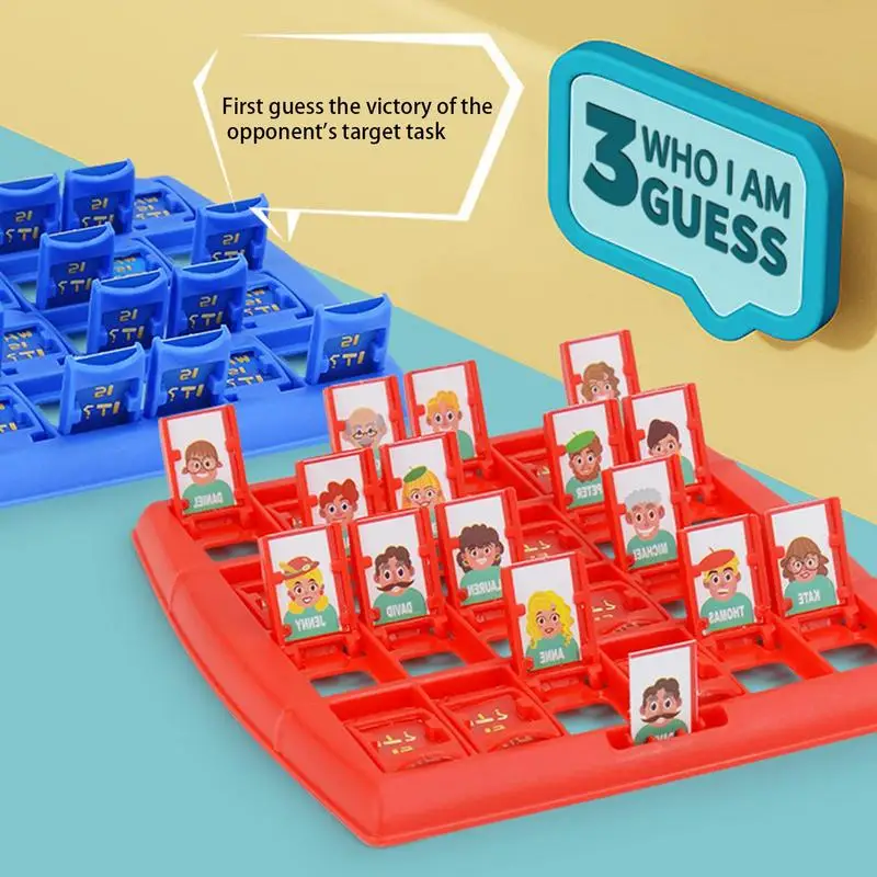 Devinez qui je suis famille jeu de devinettes de mémoire pour enfants, Montessori drôle, cadeau de jouet anti-stress, plateau classique, jeu de fête