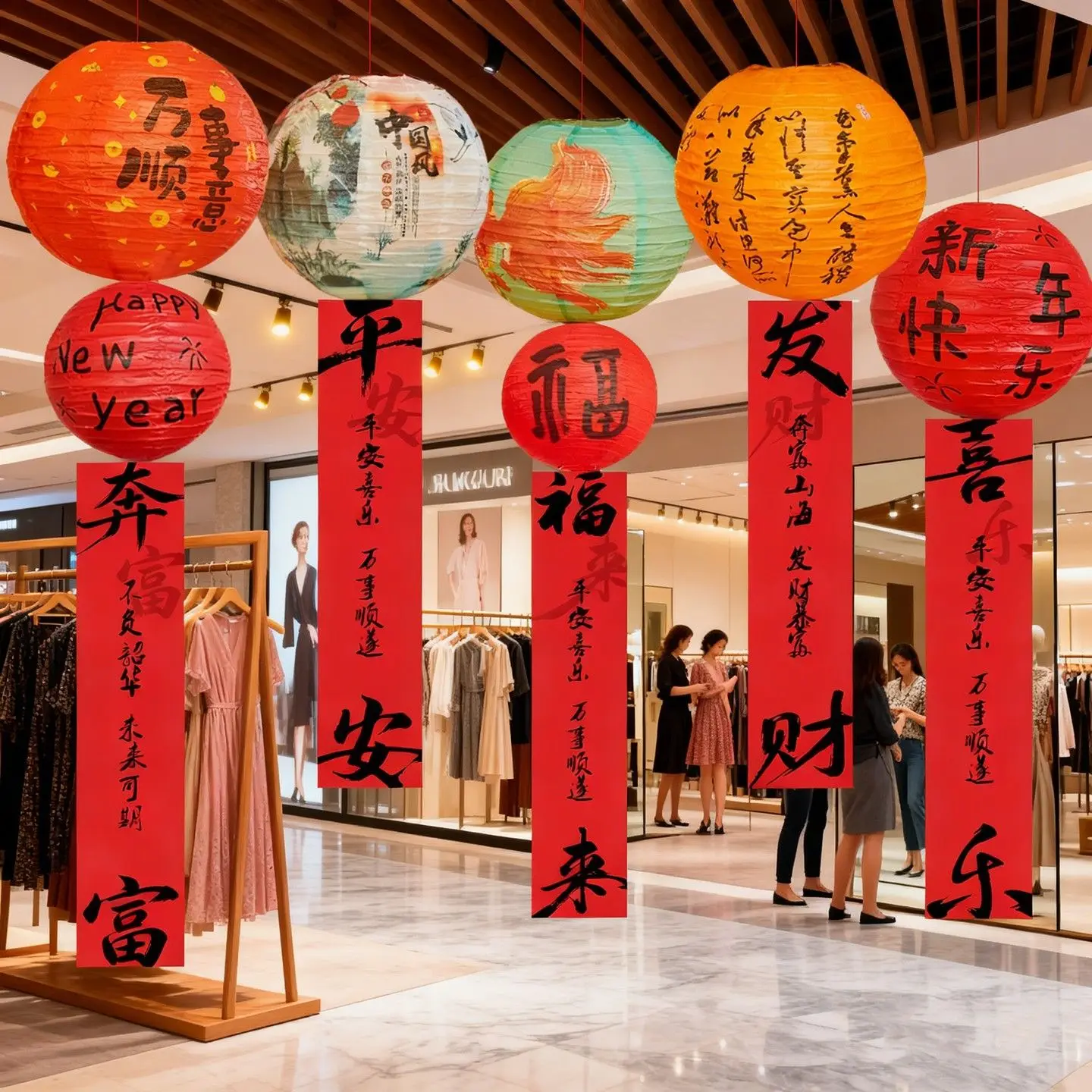 

Новогодние украшения 2026: Подвесной баннер-фонарь для окна, создание праздничной атмосферы, декорации для сцены, праздничные принадлежности, подарки