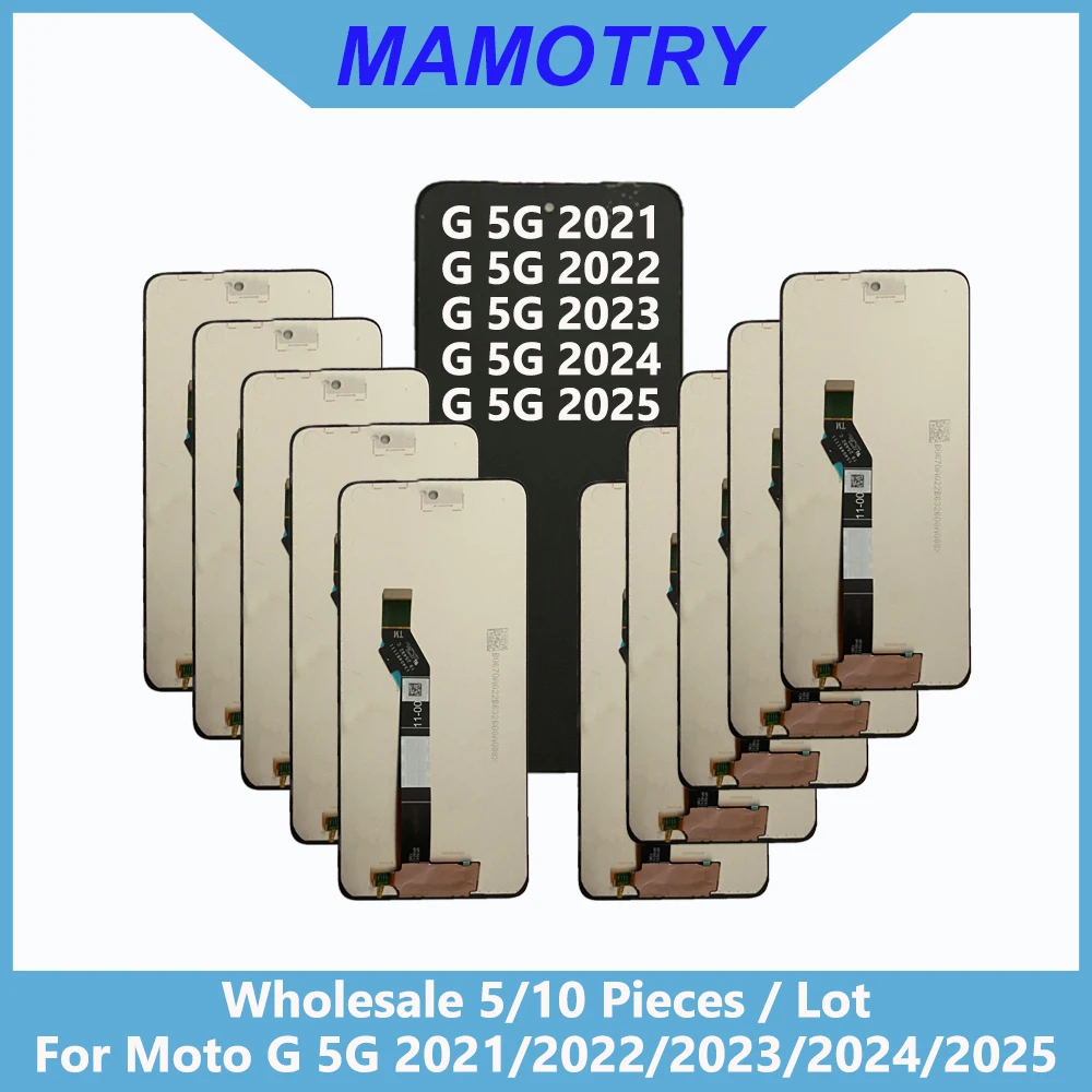Wholesale 5/10 pieces / Lot For Moto G 5G 2023 Screen Lcd Display With Touch Assembly For Moto G 5G 2024 / Motorola G 5G 2022