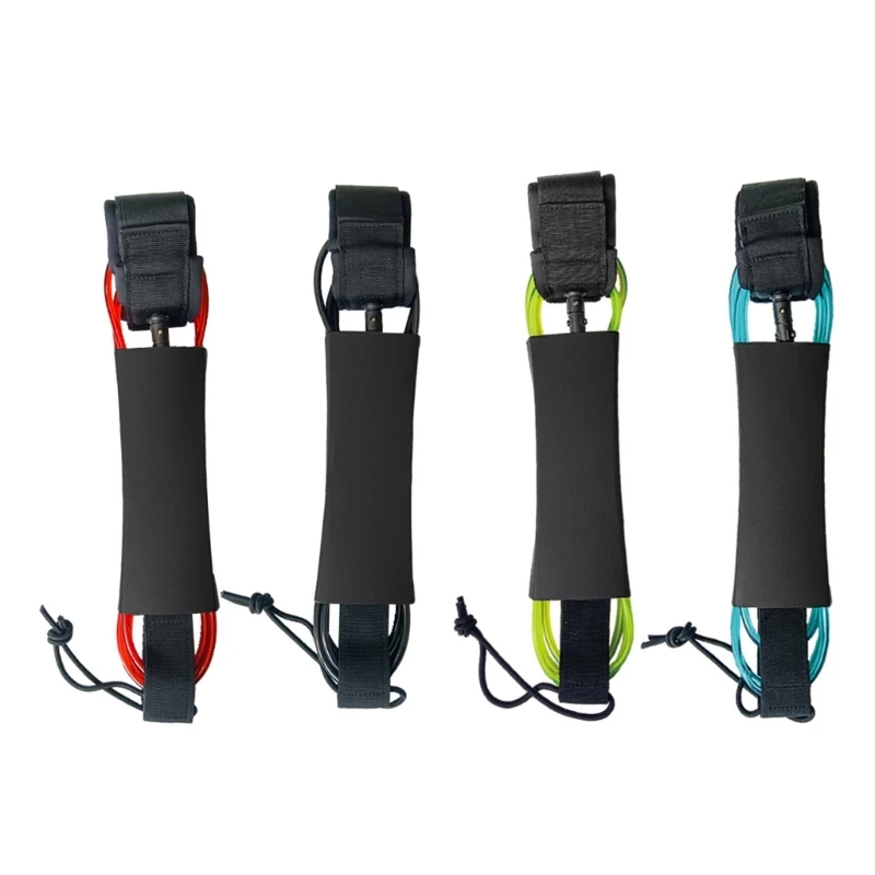 

Surfboards Leashes Leg Rope with Adjust able Thigh Ankle Cuffs SUPs Leashes