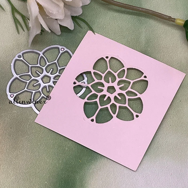 Flower ring background Metal Cutting Dies Stencils For DIY Scrapbooking Decorative Embossing Handcraft Die Cutting Template