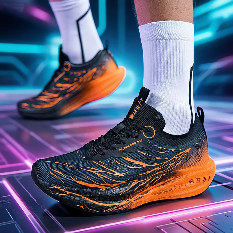 รองเท้าวิ่งลำลองสำหรับพ่อแม่ลูก สี่ฤดู ระบายอากาศได้ดี น้ำหนักเบา รองเท้ากีฬากลางแจ้ง รองเท้าผ้าใบ Moonlight Speed สำหรับผู้ชายและผู้หญิง