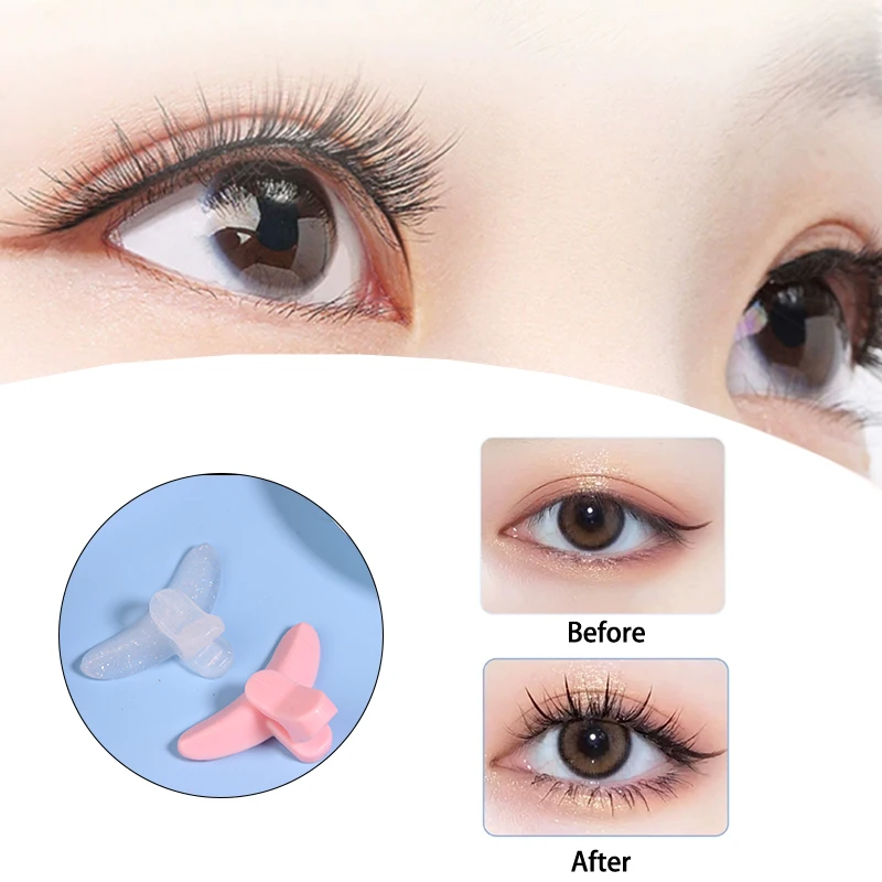 1 Juego de almohadillas de silicona para levantamiento de pestañas, 3 tamaños, anticaída, varillas para permanente, espaciador, reutilizable, antideslizante, rizador de pestañas 3D, herramienta de maquillaje