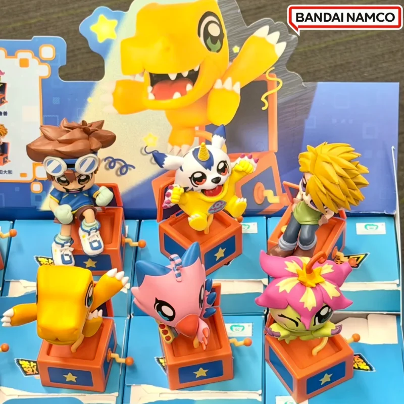 

Bandai Bn Figure Q Digimon Blind Box Takehisa Ohkawa Collaboration Figure Desktop Decoration Gift For Anime Collection Fans