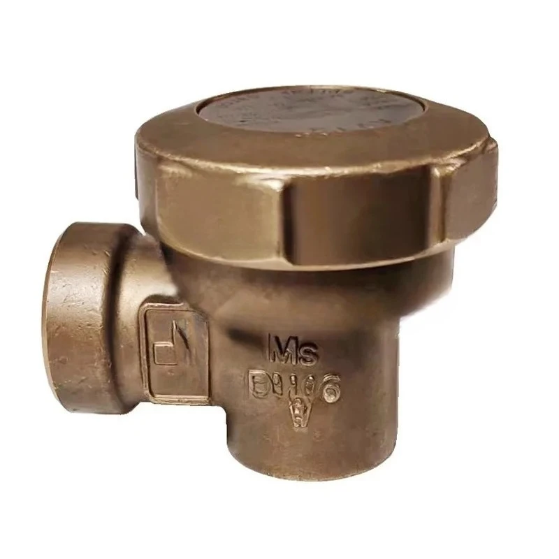 Valve AV13 exhaust air valve BPT13X brass angle type internal thread trap