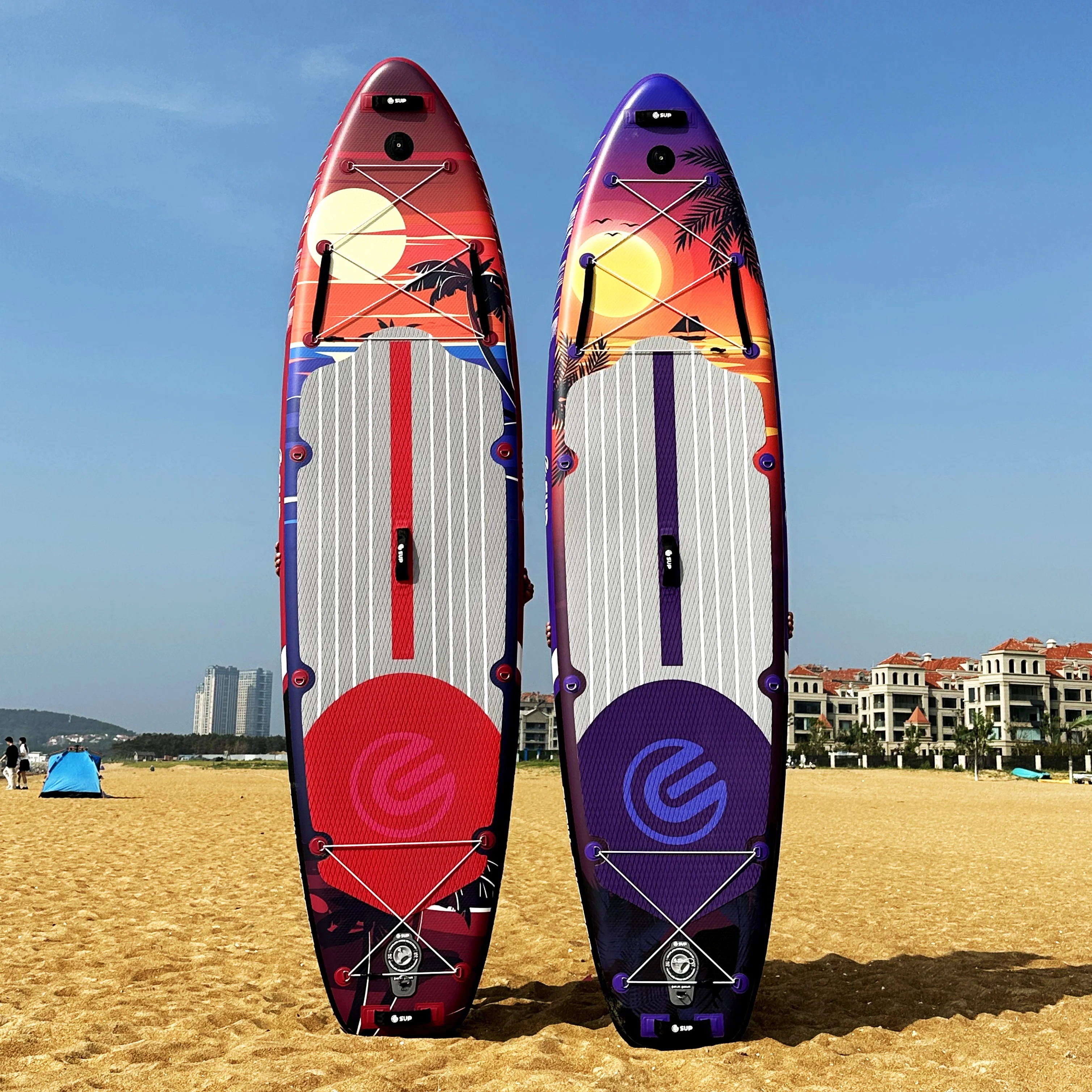

E SUP Double Layer Standing up Surfboard Water Sports Inflatable Standing Paddle Board Sup