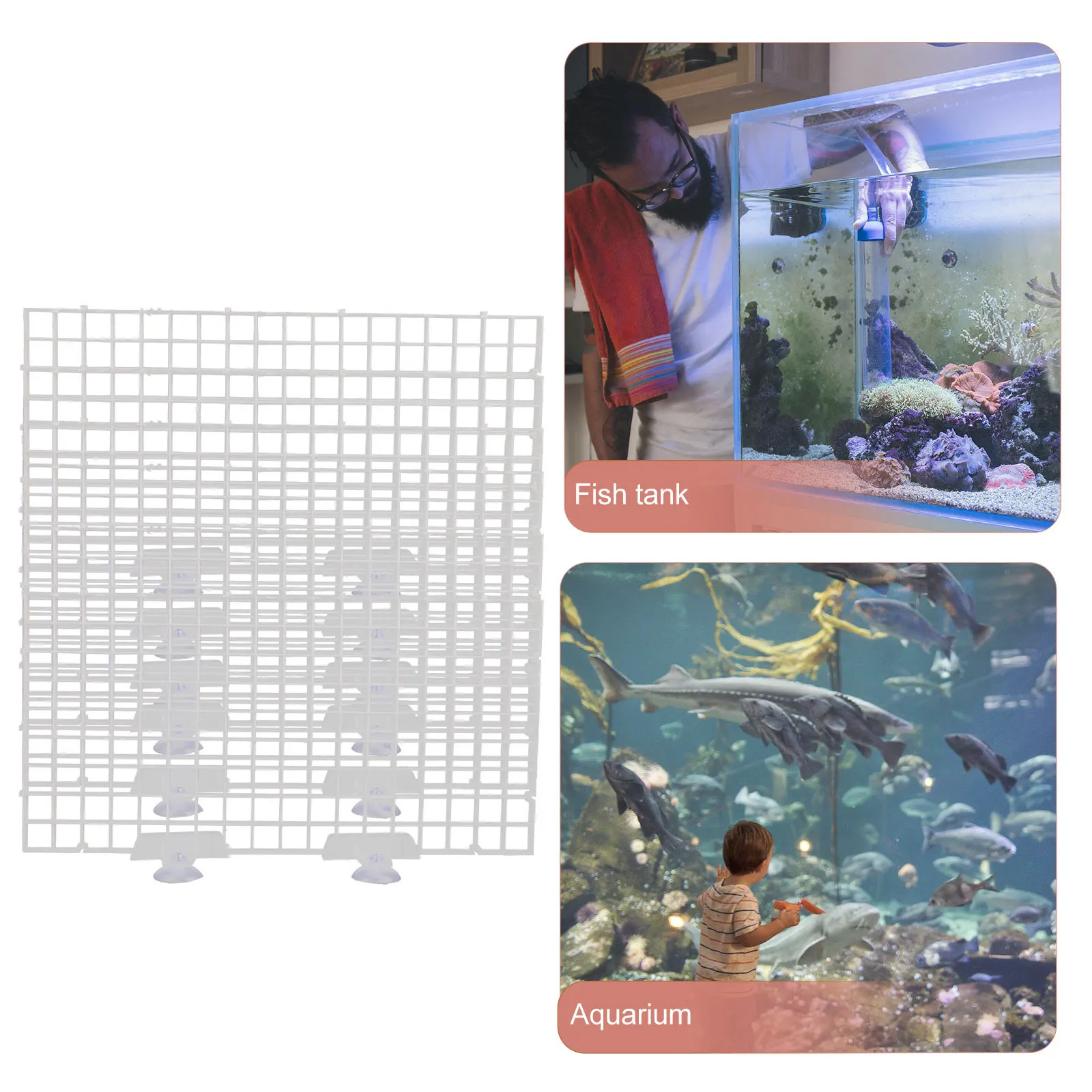 

1 Set Aquarium Breeding Isolation Board Accessory Durable Water Permeable Divider For Diy Fish Tank Supplies Aquarium Separator