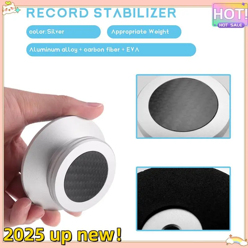 Stabilizzatore di peso con registrazione dalla trama delicata con cuscinetto protettivo morbido per profilo del giradischi disco LP in vinile HiFi
