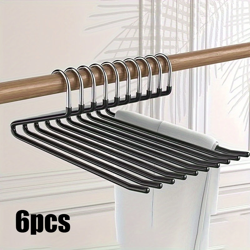 Goose Shaped Pants Rack With No Trace, Anti Slip Wardrobe, Hanging Pants Storage Artifact, Pants Clip, Z-Shaped Two Character