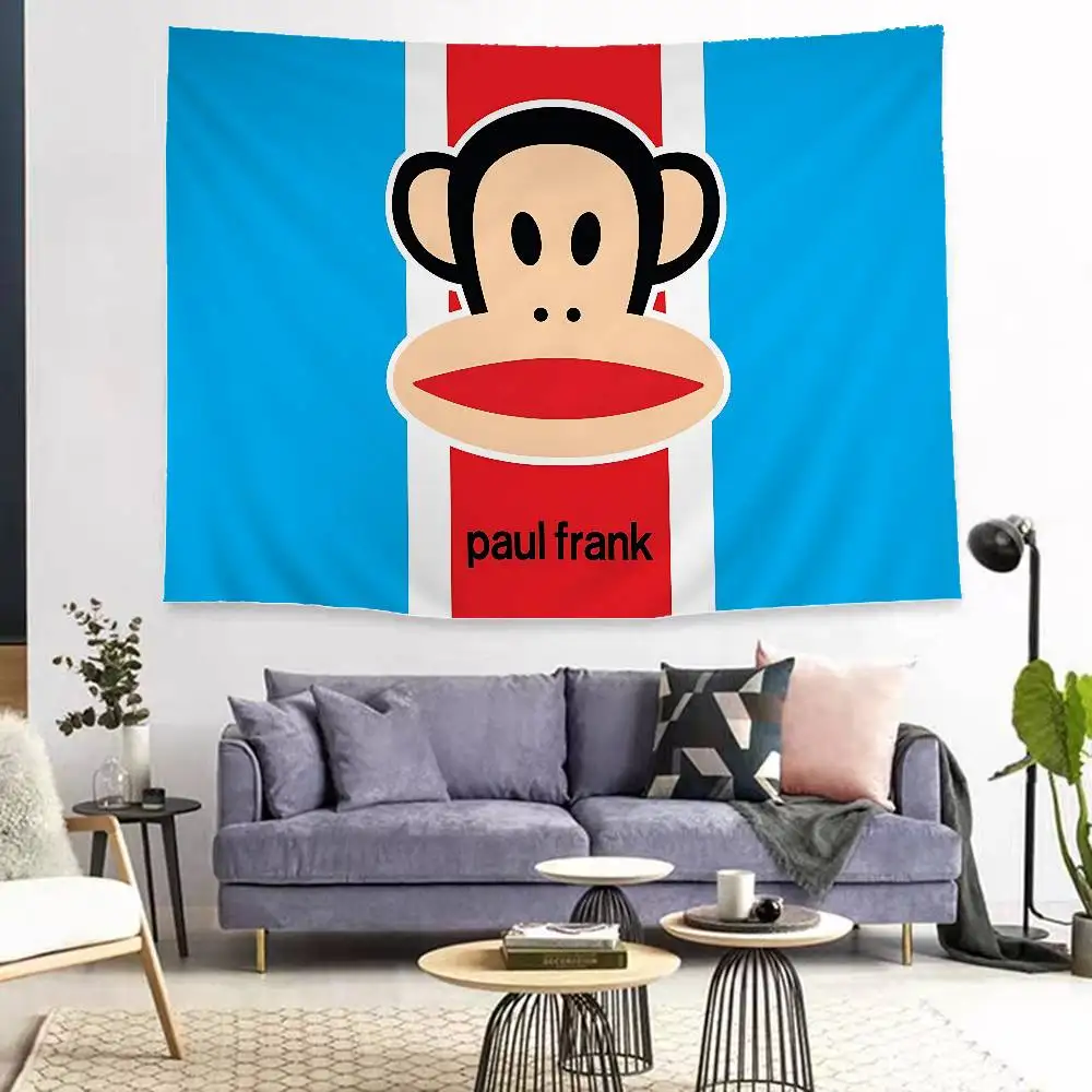 L-Luxurious P-Paul Frank Hippie Wall Hanging Tapestries Bohemian Wall Tapestries Mandala INS Home Decor