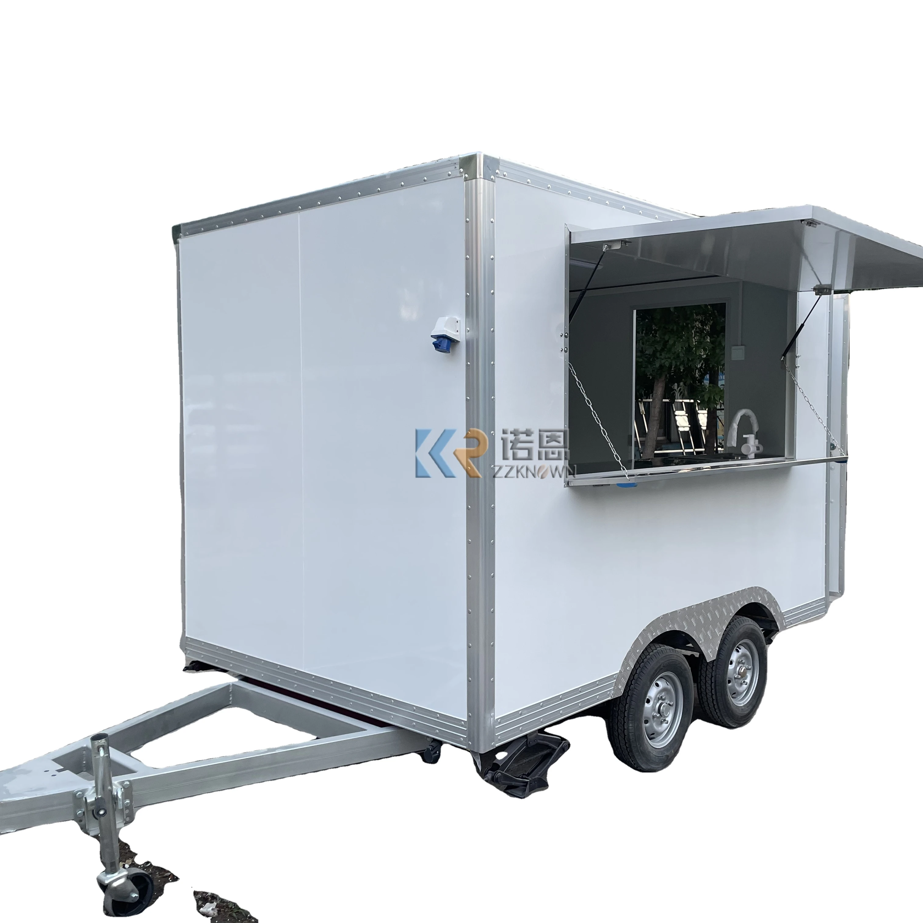 2023 OEM Factory Price Street Mobile Food Cart Coffee Drinks Fast Food Truck Ice Cream Food Trailers for Sale