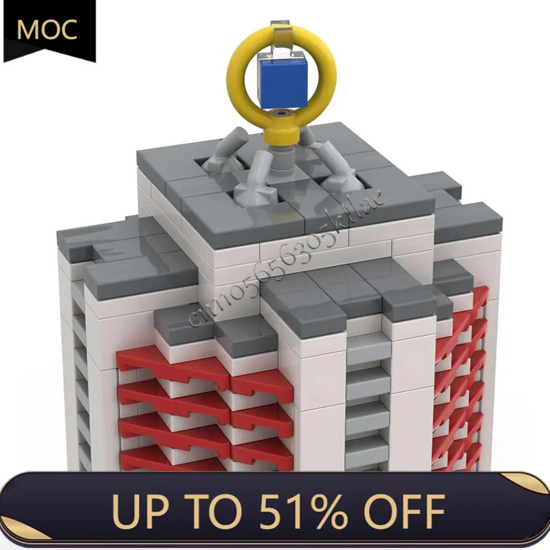 1225 PCS MOC Creative City Street View Modular Skyscraper Model Architecture Building Block Diy Kids Assembly Bricks Toys Gifts