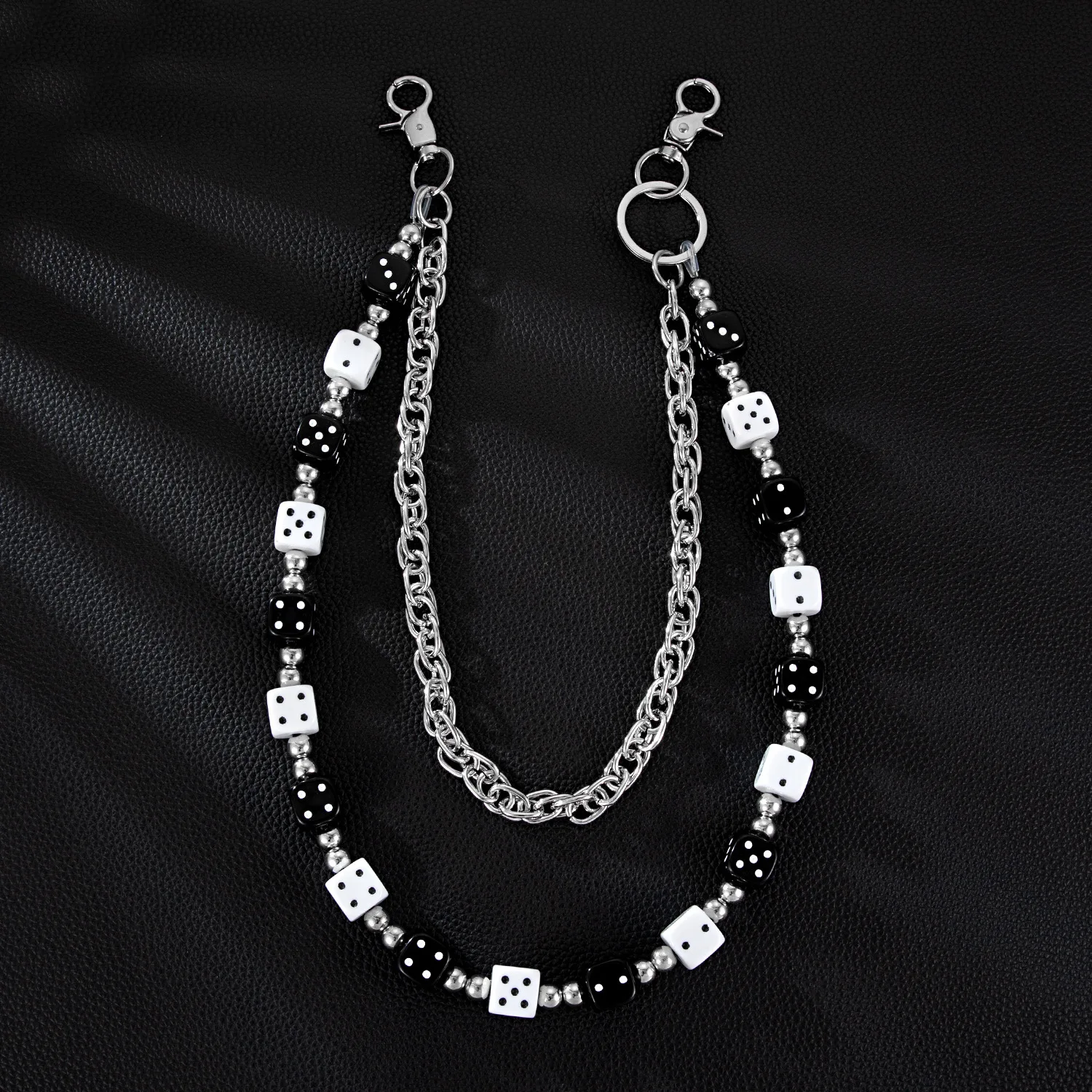 Colorful Dopaamine Double Layer Metal Chain Waist Chain