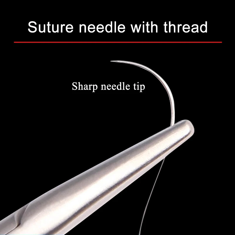 Medical Suture Ophthalmic Shovel Needle 10-0 With Needle Suture Ophthalmic Nylon Monofilament Suture