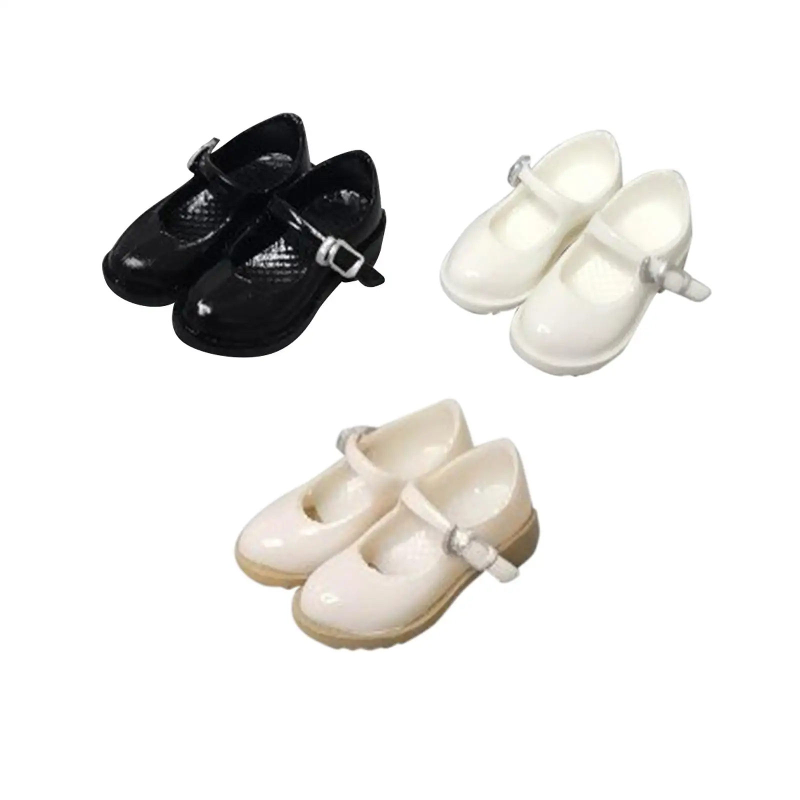 1/12 Scale Female Dolls Leather Shoes Casual Shoes for Female Action Figures Parts