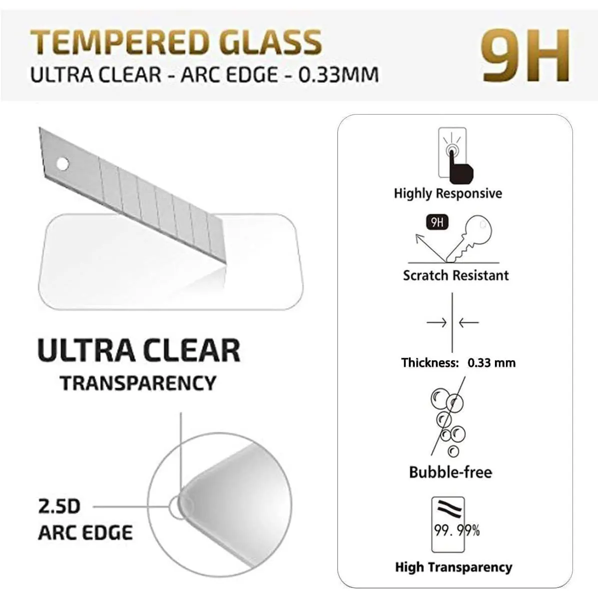 1/2/3PCS Full Cover Tempered Glass For Redmi Note 14 13 12 Pro 5G 13R Glass 9H Screen Protector Film Redmi Note 11 Pro 11T 11S – Detail 2