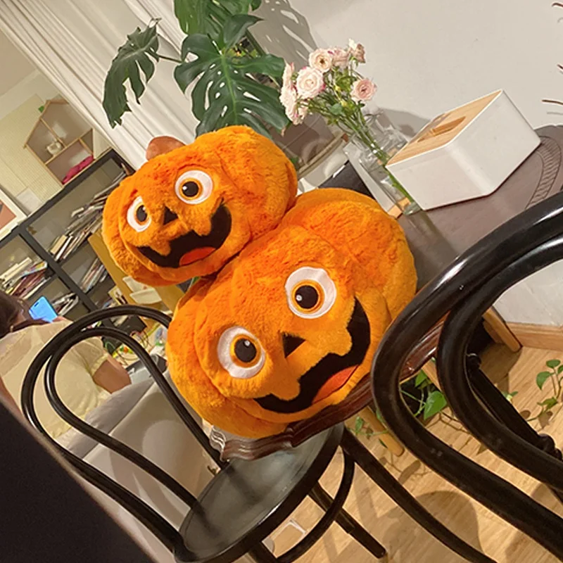 25/35 cm Kawaii Halloween Kürbis Plüschtier Niedliche Orange Jack - O - Laterne Gefüllte Puppe Kuschelkissen Weiches Festival Dekor Geschenk