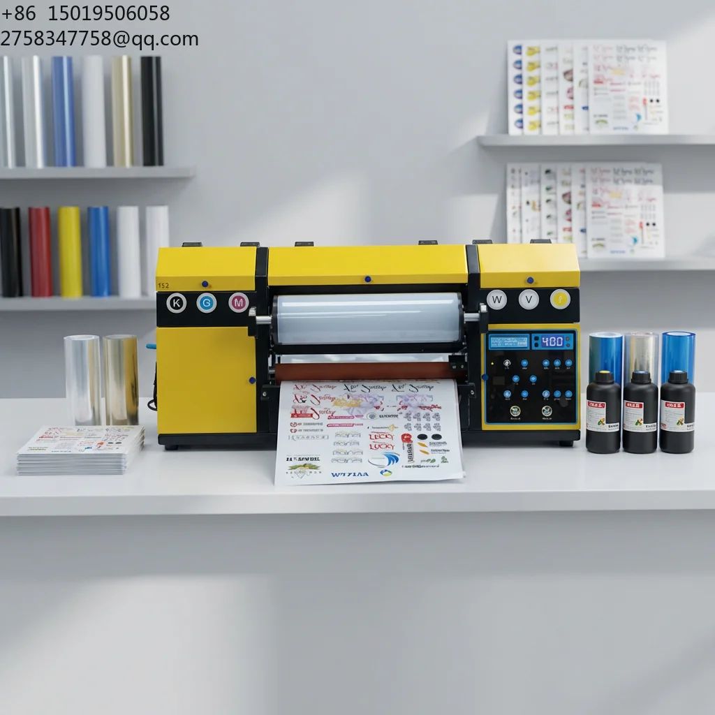 A3 New Dual Xp600 Printheads Uvdtf Uv Dtf Transfer Sticker Roll to Roll Impresora Uv Inkjet Printer Printing Machine for Retail
