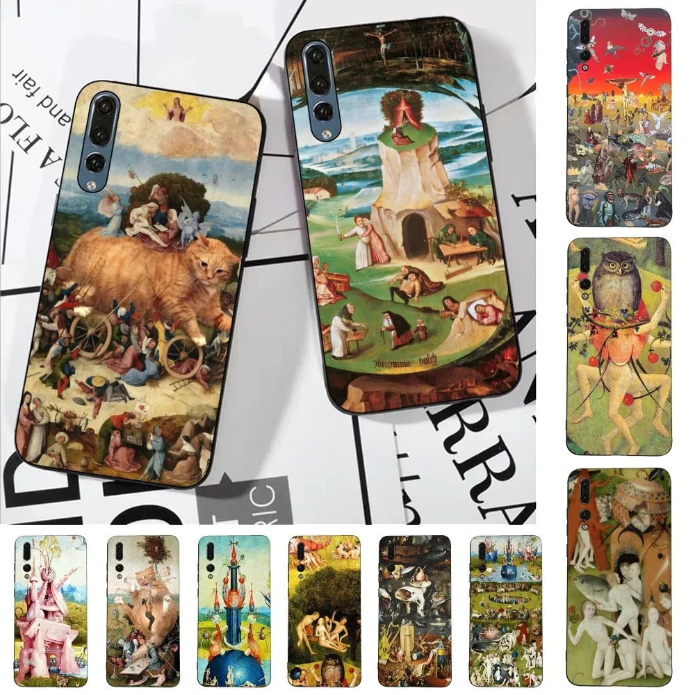 H-Hieronymus Bosch Art Phone Case For Huawei P 8 9 10 20 30 40 50 Pro Lite Psmart Honor 10 Lite 70 Mate 20lite